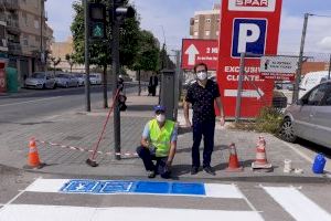Servicios Técnicos inicia las mejoras de accesibilidad de los pasos de peatones de la Vila Joiosa