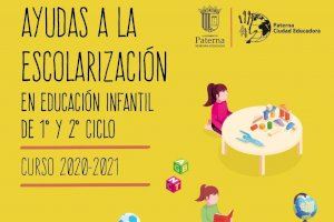 Paterna abre el plazo telemático para solicitar las ayudas a la escolarización de Educación Infantil