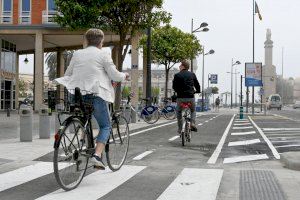 València ampliará las aceras de la avenida del Puerto para ganar zonas peatonales