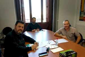El alcalde de Sagunto se reúne con representantes de la Asociación de Autónomos Juntos Camp de Morvedre