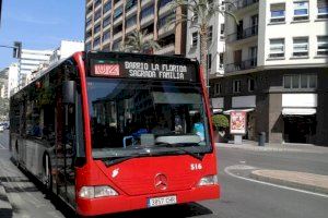 El servicio público de autobús urbano de Alicante inicia la desescalada el próximo lunes aumentando el número de pasajeros