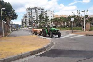 El Ayuntamiento de Oropesa desinfecta de nuevo las calles del municipio con la colaboración de agricultores locales