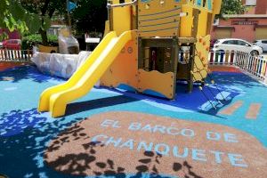 Paterna termina “El Barco de Chanquete”, el nuevo parque infantil de El Clot dedicado a Antonio Ferrandis