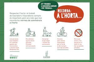 El Ayuntamiento de Alboraya lanza una campaña para concienciar en el respeto del trabajo de la huerta