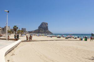 Calp abre las playas del Arenal y la Fossa para el paseo a partir del miércoles