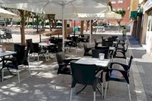 Compromís propone que se permita la ampliación de la superficie de terrazas de los bares de Paterna para reactivar la vuelta a estos establecimientos