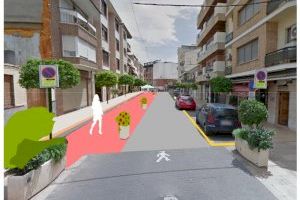 L’Eliana recupera el espacio público para los peatones en las calles del centro de la localidad