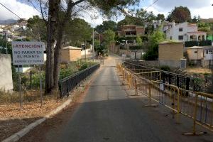 Gandia inicia les obres sobre el pont d’accés a la urbanització Montepino