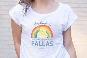 Una firma valenciana diseña camisetas solidarias para apoyar a las fallas 2021