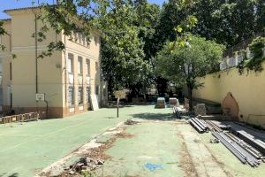 Se inician las obras de construcción del nuevo pabellón polivalente en el colegio Attilio Bruschetti de Xàtiva