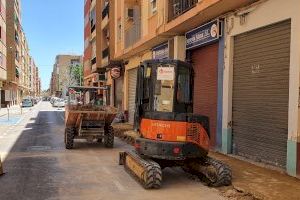 Se reanudan las obras de la calle Palleter en Benetússer