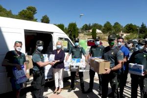 La Guardia Civil de Altea dona 3,5 toneladas al Programa de Alimentos de La Nucía