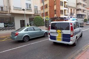Ferit un policia de Vila-real després d'accidentar-se amb un cotxe patrulla