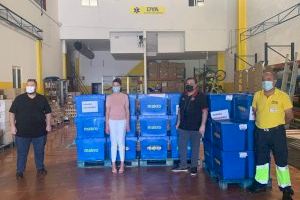 El Ayuntamiento de Elche agradece a la Gestora de Festejos la entrega de 1.700 kilos de alimentos para los colectivos más desfavorecidos