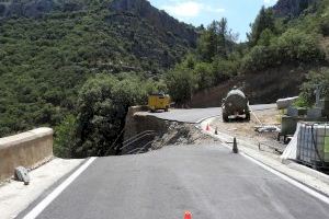 La Diputació reabrirá al tráfico la CV-363 entre Losilla y Ademuz a finales de julio tras la reconstrucción de la vía