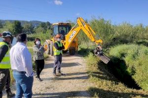 Agricultura inicia els treballs per reparar les sèquies afectades per la DANA a Ontinyent