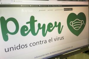 La crisis del coronavirus dispara las visitas a la web del Ayuntamiento de Petrer que recoge todas las medidas que se adoptan a nivel local