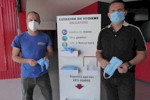 Moyca dona “Estaciones de Higiene” a La Nucía para sus edificios públicos