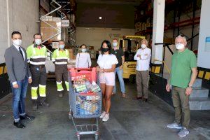 L'Ajuntament de Sagunt col·labora en la donació de 7 500 quilos d'aliments i productes de protecció i higiènics per al Centre Solidari d'Aliments
