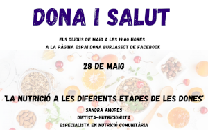 Burjassot conmemora el “Día Internacional de acción por la salud de la mujer” con una actividad virtual centrada en la alimentación