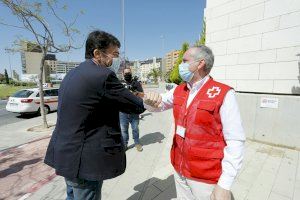 Ayuntamiento y Cruz Roja refuerzan su colaboración en la ciudad de Alicante durante la pandemia