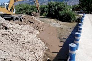Medio Ambiente informa sobre las tareas de limpieza y acondicionamiento que se están llevando a cabo en el río Algar en Altea