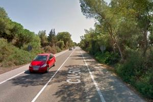 Accident en la carretera del Saler: dos ciclistes resulten ferits després d'una caiguda