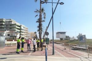 El área de Turismo del Ayuntamiento de Peñíscola renueva la totalidad de puestos de socorro de las playas urbanas