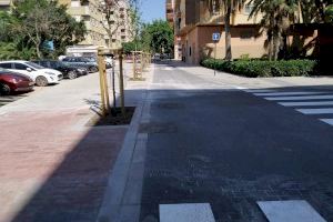 Finalitzen les obres de la segona fase de reurbanització del carrer de la Murta en Benimaclet