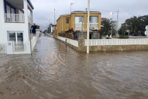 Almassora pide la zona catastrófica para compensar 26 millones de euros por las inundaciones de la playa