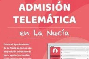 La matriculación escolar en La Nucía comienza hoy 8 de junio y sólo de forma telemática