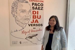 La exposición del ilustrador Paco Sáez en homenaje a Miguel Hernández llega a Orihuela