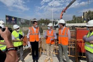El alcalde de Elche anuncia que las obras del nuevo colector de la Ronda Sur estarán finalizadas a mediados de julio