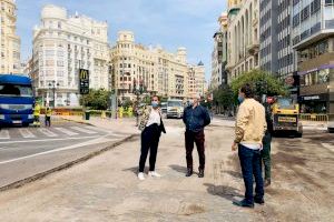 La peatonalización de la plaza Ayuntamiento, de nuevo en el punto de mira