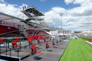 El Estadi Olímpic se transforma para acoger  su primer partido de “Primera División”