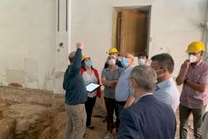 La Diputación recupera la ermita de San Francisco Javier de Soneja y estudia cambios en el proyecto para integrar el hallazgo de la iglesia visigoda