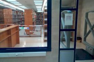 La biblioteca Aureliano Ibarra del  Centro Polivalente de Carrús de Elche abre a partir de mañana con cita previa