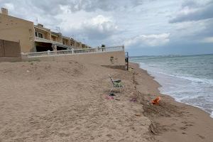 Cs pide que la Diputación inste al Gobierno a solucionar la regresión de las playas de Tavernes de la Valldigna