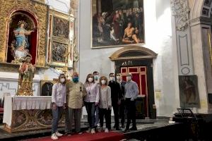 IVCR+i entrega los lienzos de Juan Ribalta a la iglesia de Andilla