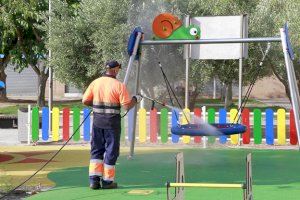 Oberts i desinfectats els 25 parcs infantils de Puçol