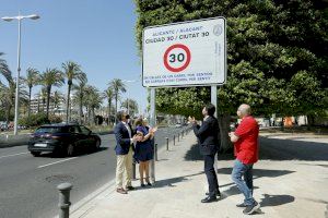 El alcalde pone en marcha el proyecto Alicante 'Ciudad 30'