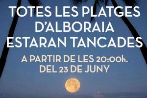 Medidas y dispositivo especial para la suspensión de la celebración de la noche de San Juan en las playas de Alboraya