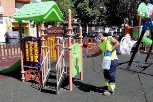 El Ayuntamiento de Sagunto reabre hoy los parques infantiles y los parques con instalaciones biosaludables para la tercera edad