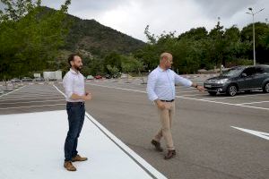 L'Ajuntament de la Vall d'Uixó millora l'aparcament de Sant Josep de cara a la temporada turística