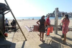 Peñíscola prepara el Punto Accesible para garantizar el disfrute de la playa a personas con movilidad reducida