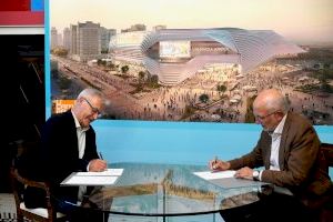 Ribó i Roig segellen l'acord definitiu per al València Arena