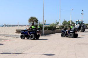 El dispositivo de Policía de Playas de Sagunto refuerza las medidas de seguridad este verano