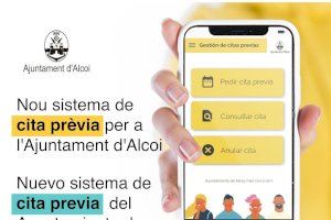 El Ayuntamiento de Alcoy pone en marcha un sistema de cita previa mediante una plataforma informática