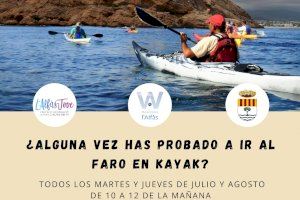 L’Alfàs presenta la 9ª edición de sus salidas en kayak por el Parc Natural de la Serra Gelada