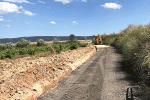 La Font repara els camins destrossats per la DANA